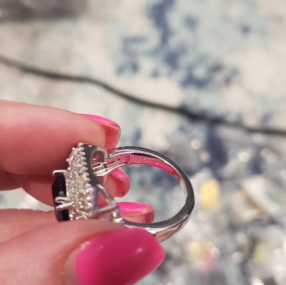 Stunning large blue sapphire fashion ring. New - Picture 13 of 13